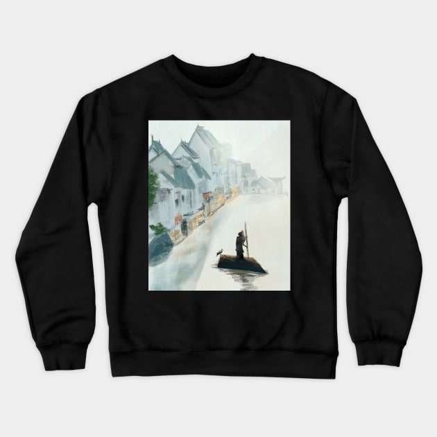 Water city | Artprint Crewneck Sweatshirt by Archana7